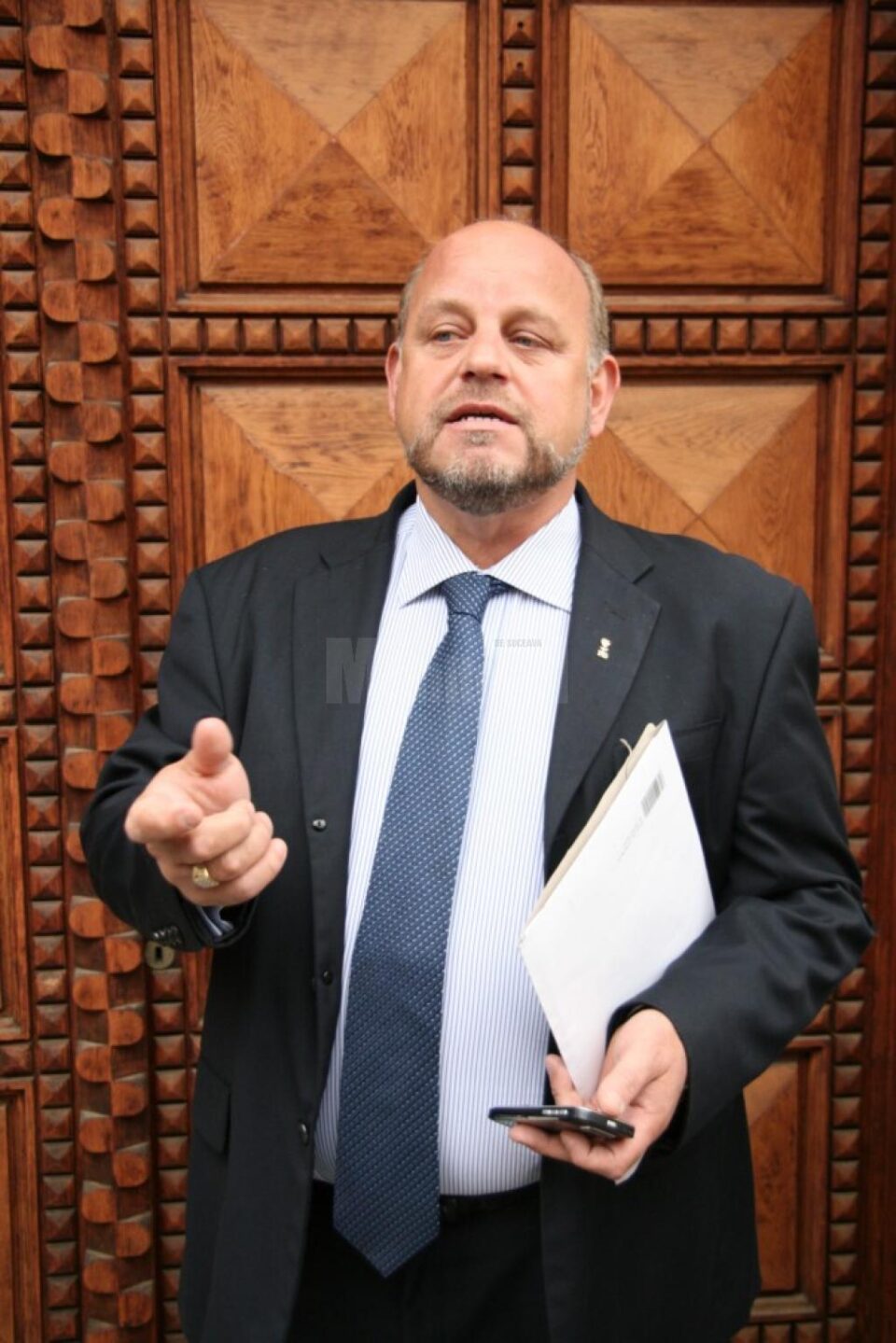 Primarul suspendat al municipiului Rădăuți, Aurel Olărean
