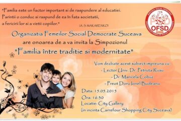 Simpozionul „Familia între tradiție și modernitate”