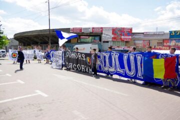 Mitingul de susținere a sportului sucevean s-a bucurat de un număr neașteptat de mic de susținători