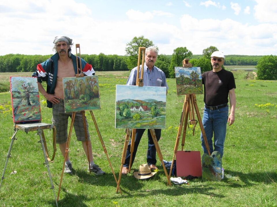 Atelier de pictură în aer liber la Fetești