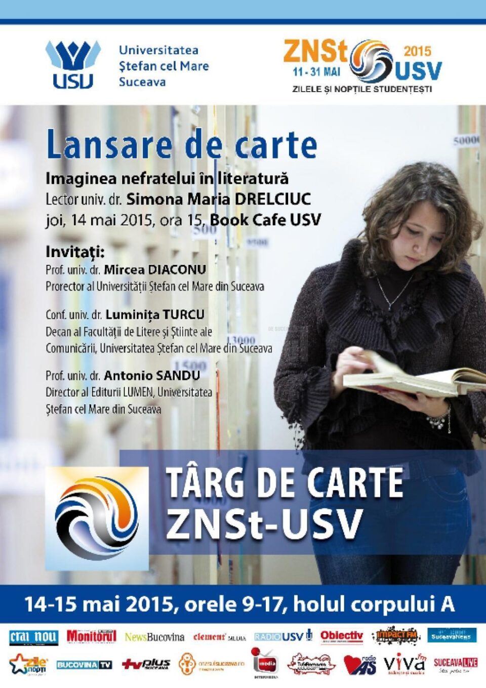 Târg de carte la Universitatea Suceava