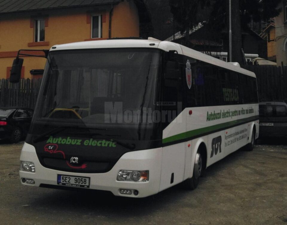 Sucevenii vor putea călători gratuit cu un autobuz electric, săptămâna viitoare
