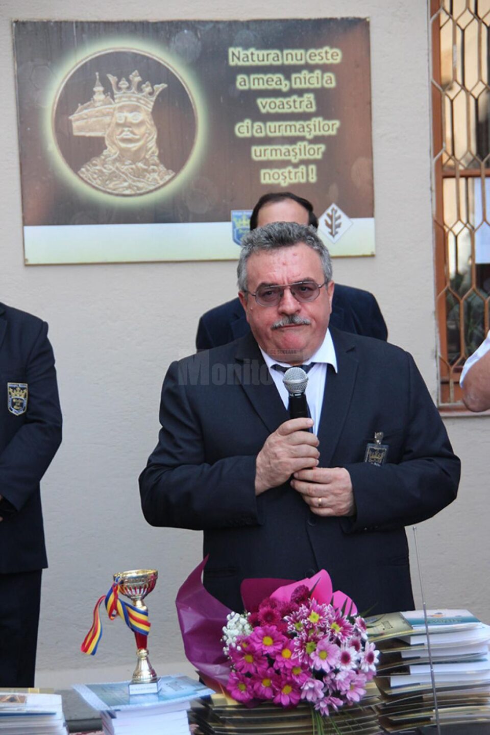 Directorul Colegiului Național „Ștefan cel Mare” din Suceava, profesorul Dan Popescu