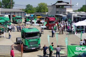 La Rolex Suceava au fost prezentate ieri întreaga familie Scania și serviciile oferite de producătorul suedez
