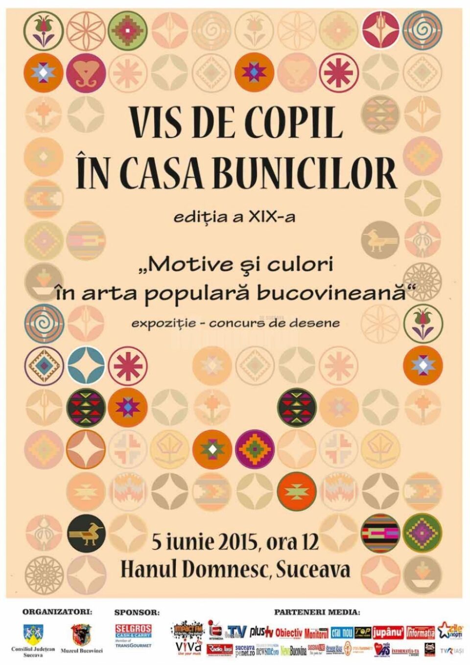 Expoziția-concurs de desene „Vis de copil în casa bunicilor”