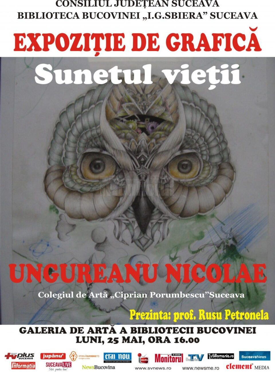 Expoziția de grafică „Sunetul vieții”