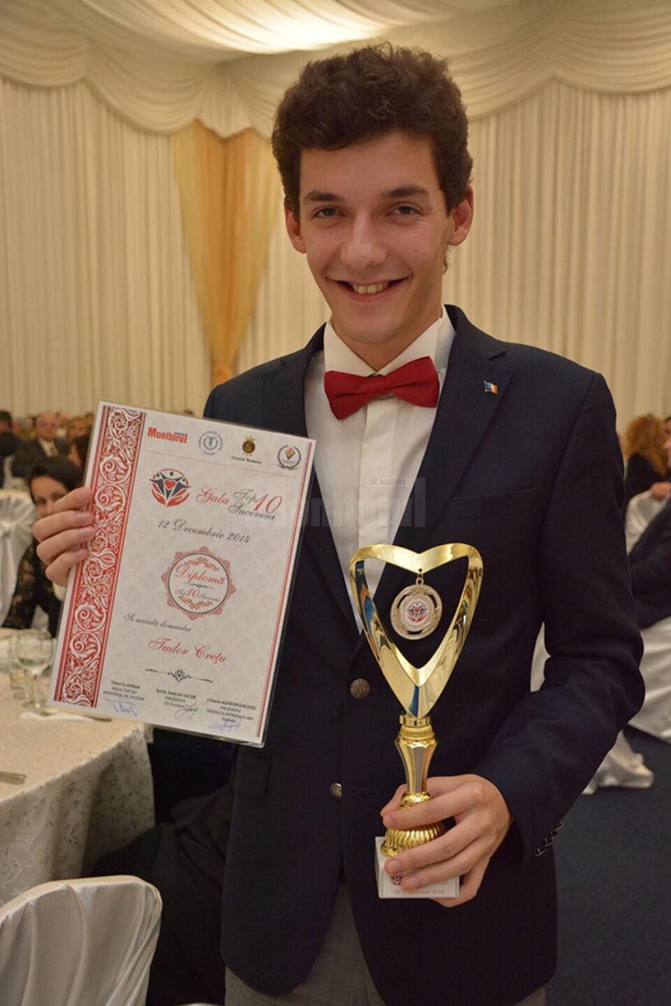 Tudor Crețu la Gala „Top 10 suceveni”