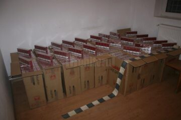 Peste 20.000 de pachete de țigări de contrabandă, confiscate la Brodina, Vicovu de Sus și Siret