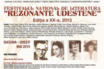 Festivalul național de literatură „Rezonanțe udeștene”
