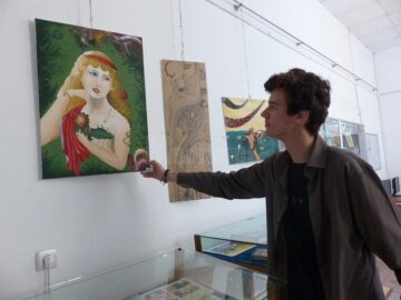 „Sunetul vieții”, a treia expoziție personală semnată de tânărul grafician Nicu Ungureanu