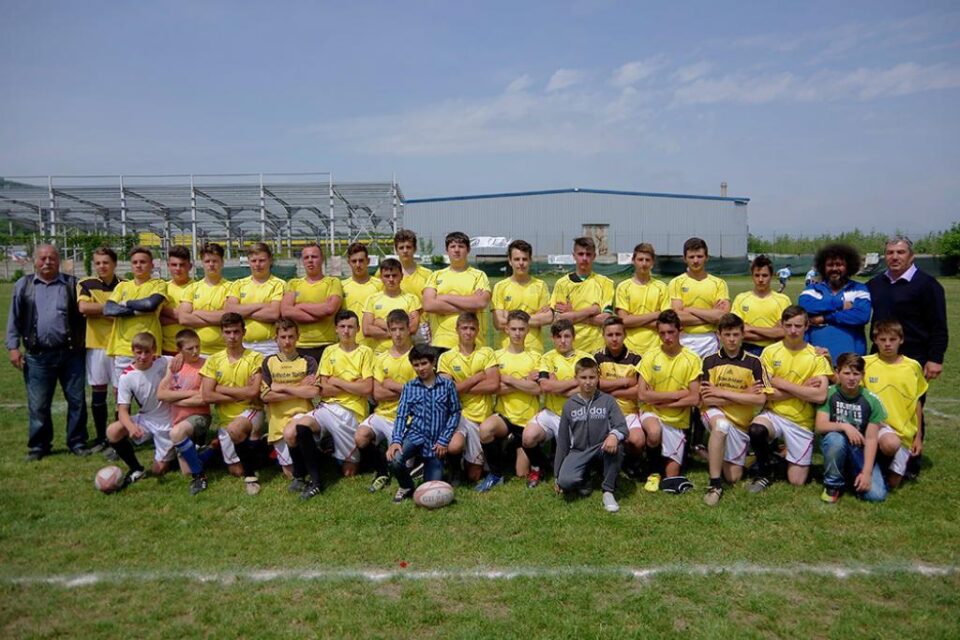 Echipa de rugby sub 15 ani a clubului CSM Suceava