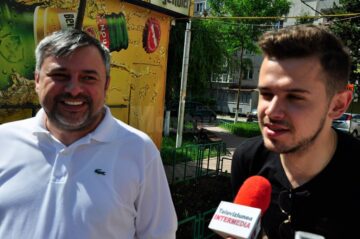 Lângă Ioan Balan s-au aflat și membrii trupei Maxim