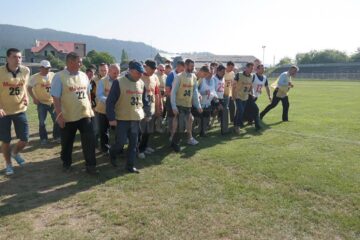 Marșul factorilor poștali s-a desfășurat sâmbătă, pe stadionul din Gura Humorului