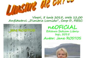 Jane Rostos își lansează cel de-al treilea volum, „neOFICIAL”, la USV
