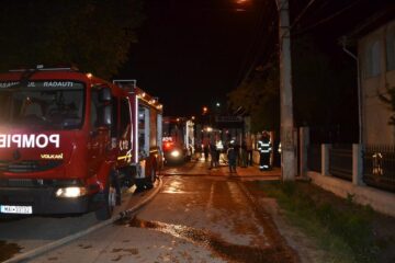 Un incendiu de proporții, izbucnit în plină noapte, a distrus mare parte din două gospodării din comuna Marginea
