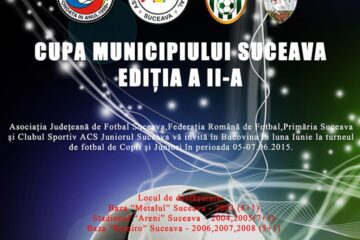 600 de mici fotbaliști se vor întrece la Cupa Municipiului Suceava