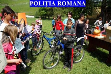 Biciclete cadou pentru copii, în cadrul unui concurs cu tematică rutieră