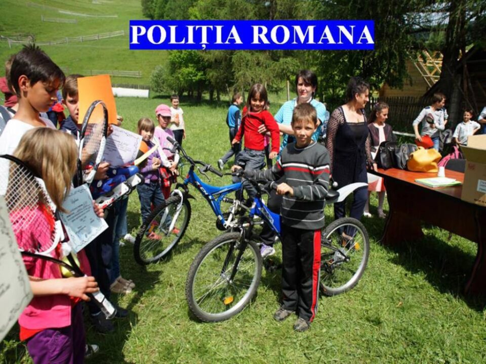 Biciclete cadou pentru copii, în cadrul unui concurs cu tematică rutieră