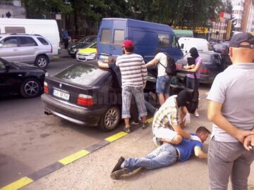 Imagini surprinse de un martor ocular în momentul flagrantului