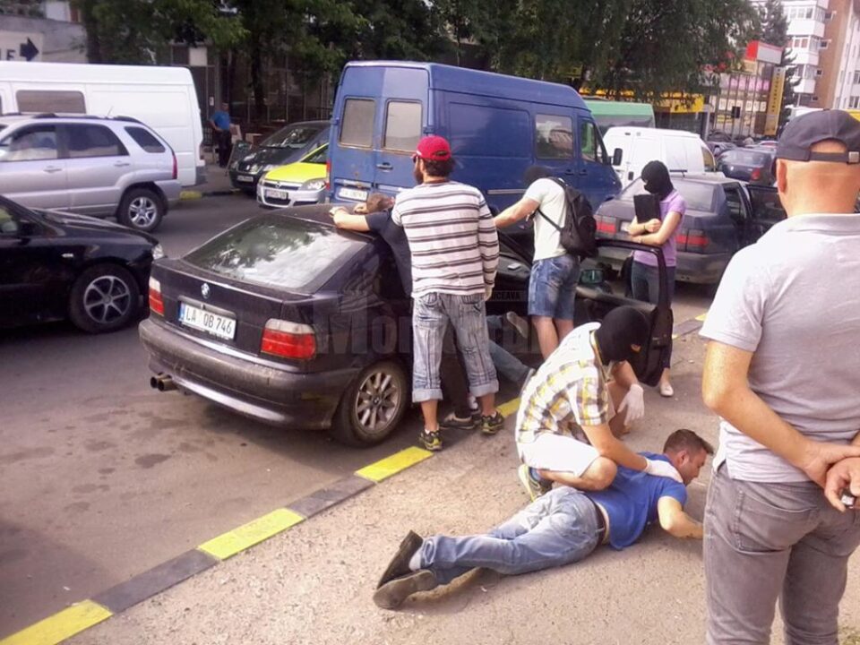 Imagini surprinse de un martor ocular în momentul flagrantului