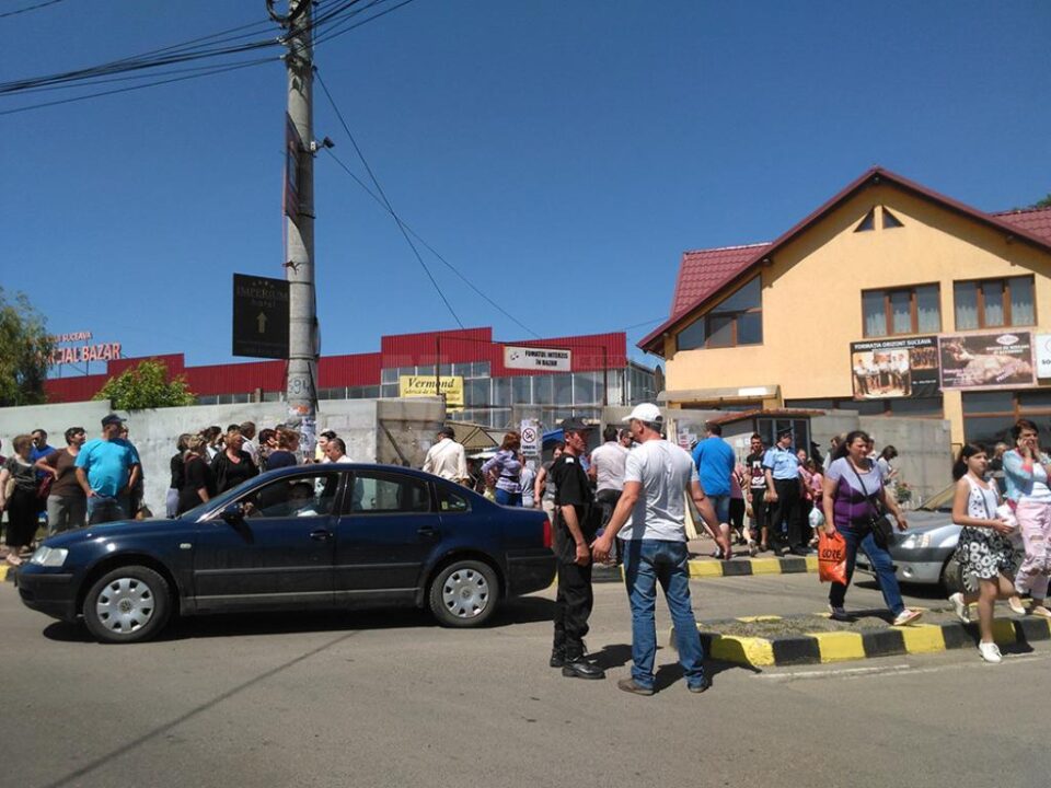 Jandarmi și polițiști au fost mobilizați de urgență duminica trecută la Bazar