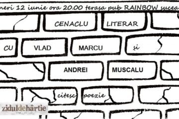 Cenaclu literar pe terasa Rainbow