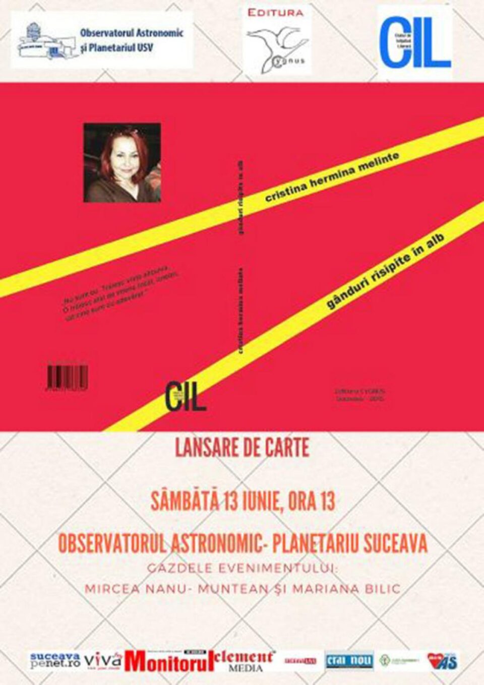 „Gânduri risipite în alb”, la Observatorul Astronomic Suceava