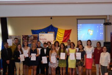 Au fost premiați 15 elevi care au promovat cu succes examenul de Sprachdiplom