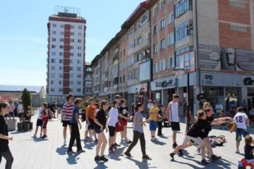 “Castorii” au adus baschetul în centrul Sucevei, în primul turneu oficial de streetball