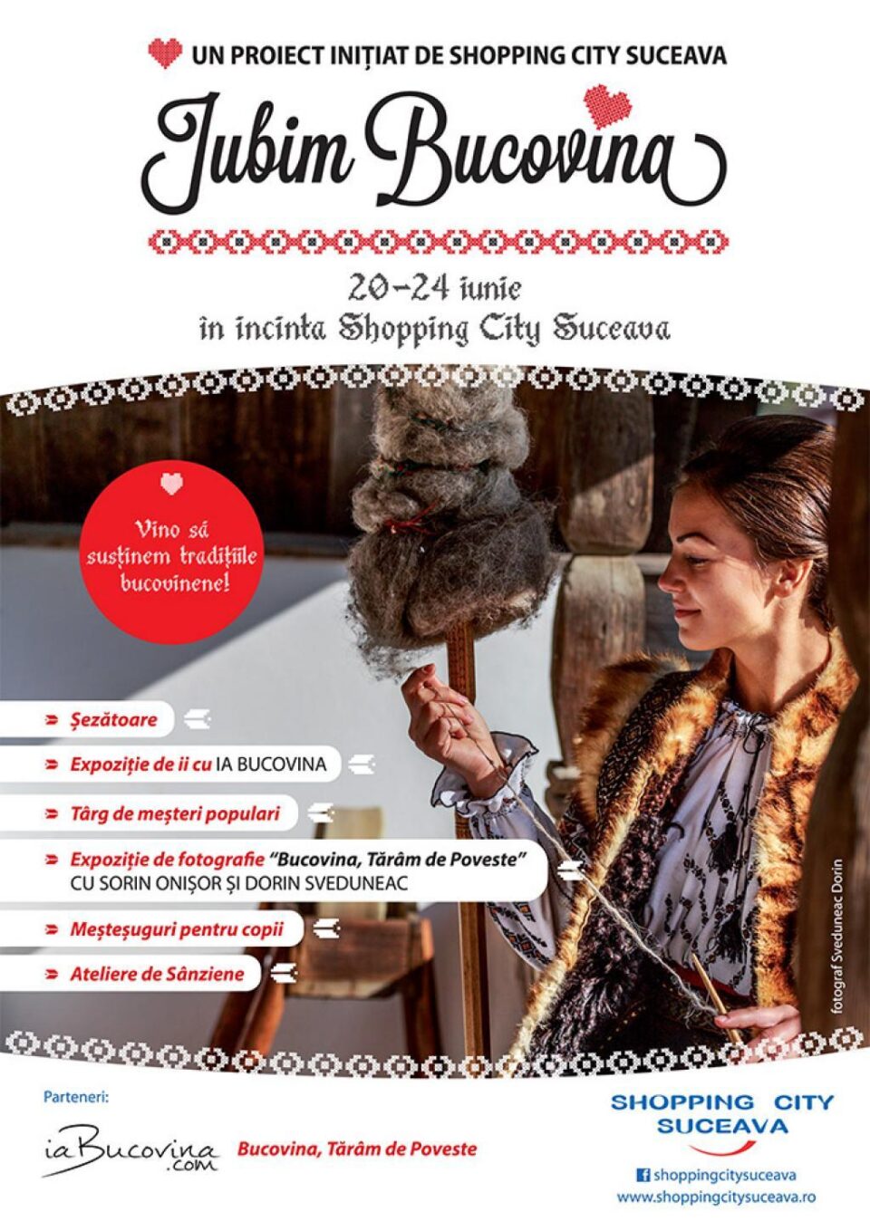 ”Iubim Bucovina”, proiect inițiat de Shopping City Suceava