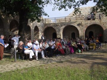 Recital de poezie în Cetatea de Scaun a Sucevei