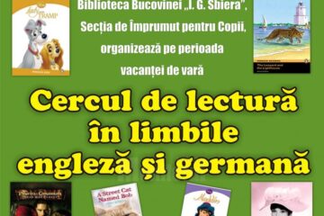 Cerc de lectură în limbile engleză și germană, la Biblioteca Bucovinei