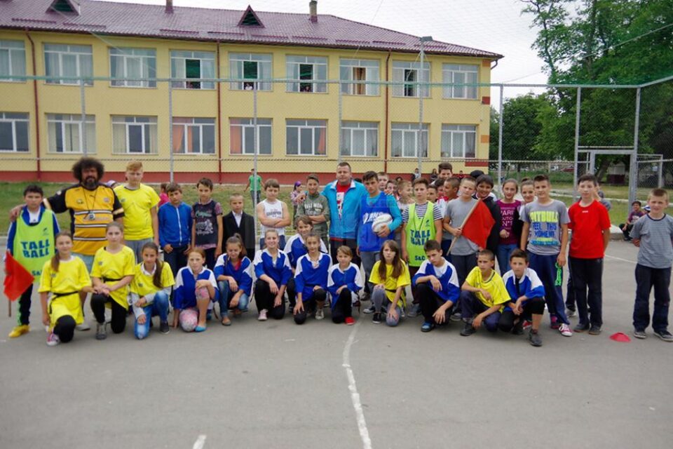 Rugbiul a fost rege pentru o zi la școala din Plopeni