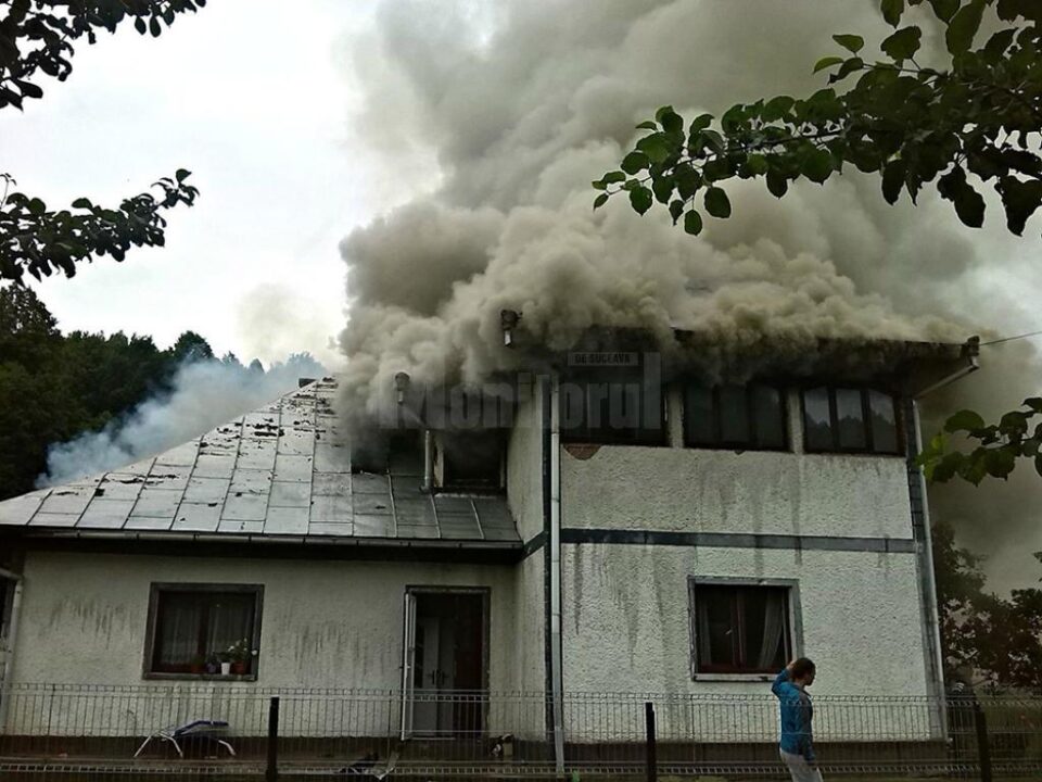 Incendiul a provocat pagube mari