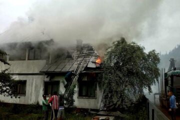 Incendiul a provocat pagube mari