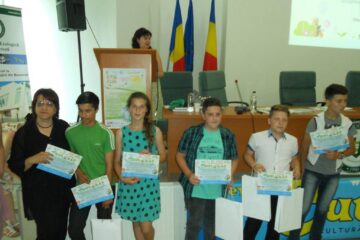 Elevii premiați în cadrul concursului