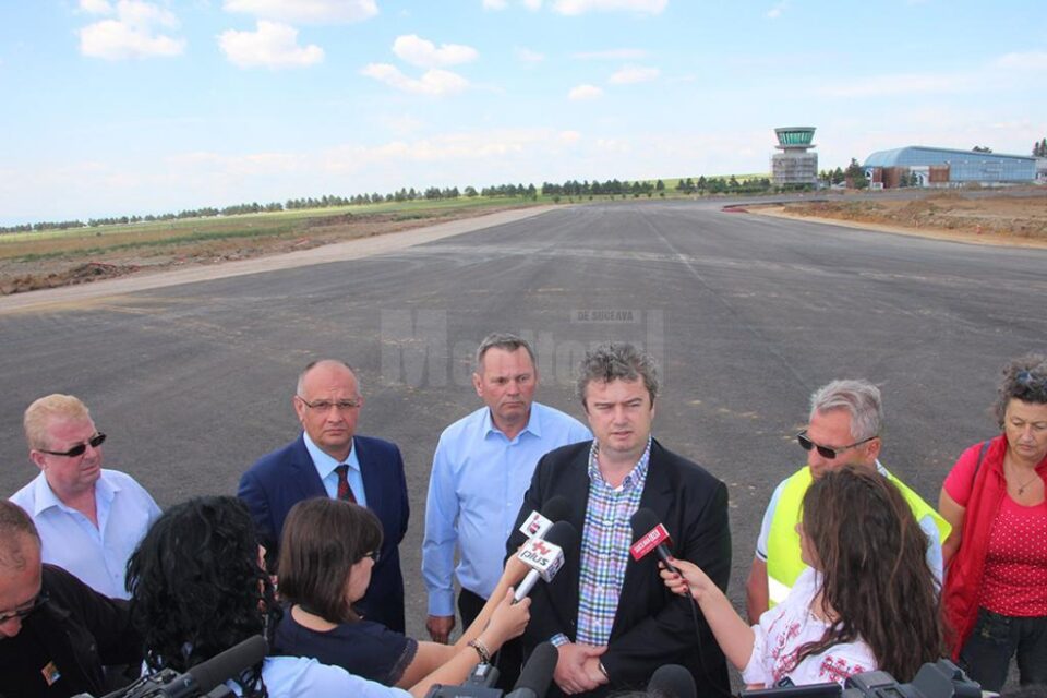 Nechifor și Băișanu, în vizită de lucru pe șantierul aeroportului