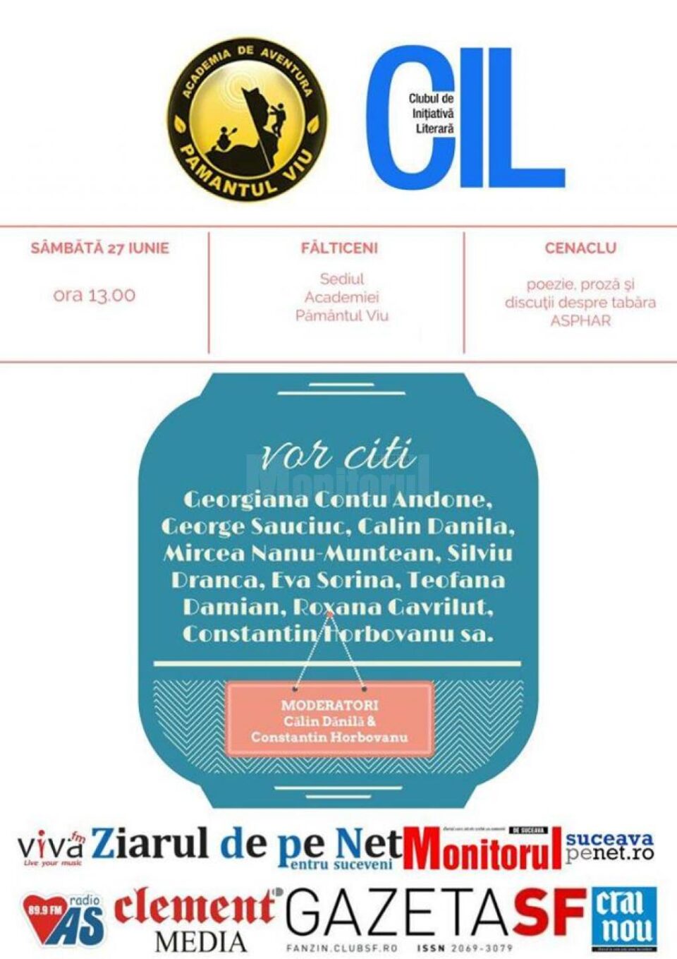 Cenaclu de lectură în aer liber