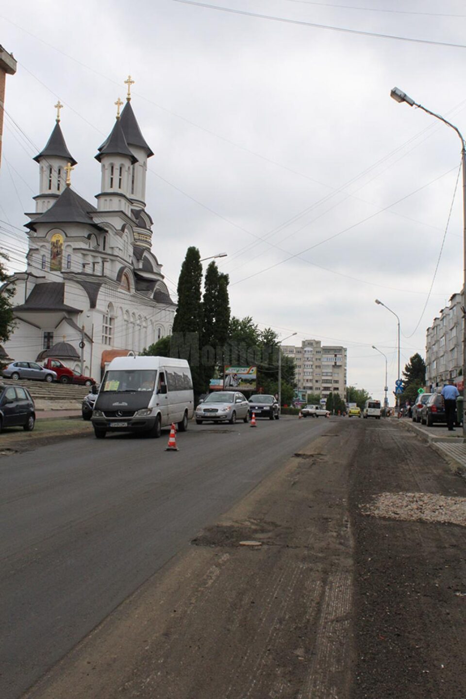 Închiderea unui sens de circulație pe bd George Enescu a dat peste cap traficul rutier în întreaga zonă