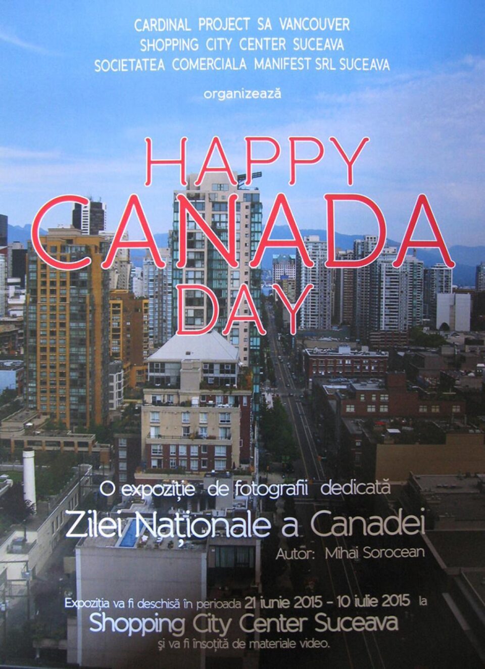 Expoziție de fotografie dedicată Zilei Naționale a Canadei