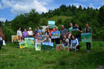 Tabără de pictură la Frumosu