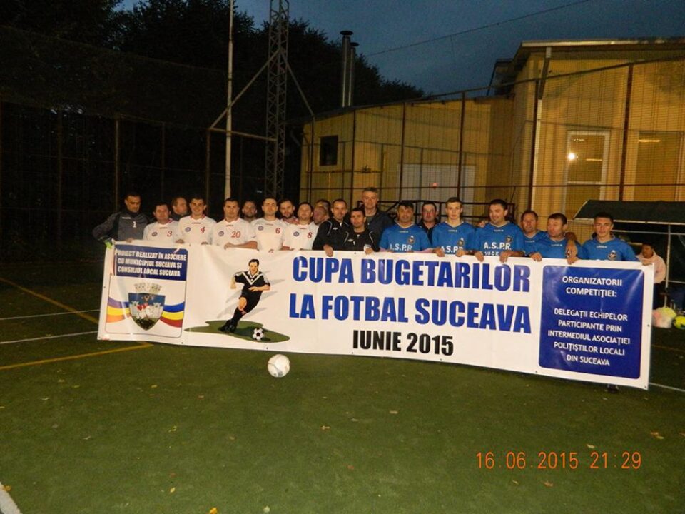 Poliția Suceava și Administrația Locală au jucat finala din acest an la Cupa Bugetarilor la fotbal Poliția Suceava și Administrația Locală au jucat finala din acest an la Cupa Bugetarilor la fotbal