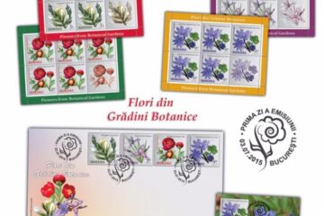 Emisiunea de mărci poștale „Flori din grădini botanice românești”