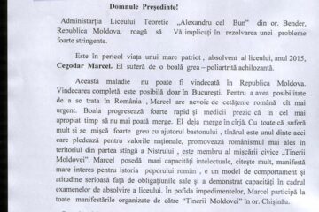 Președintele Klaus Iohannis, rugat să ajute un tânăr din Republica Moldova