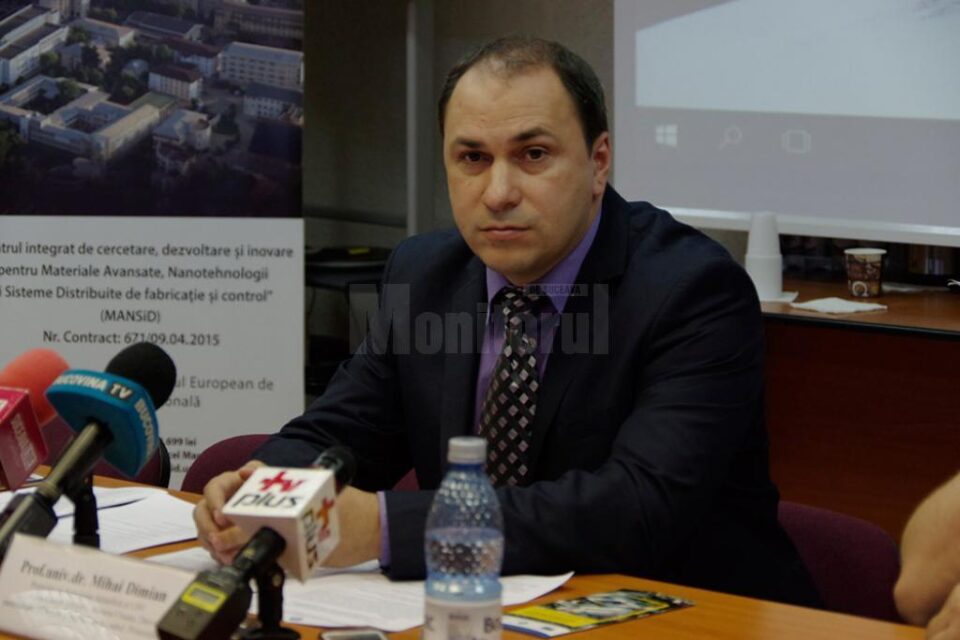 Prof. univ. dr. ing. Mihai Dimian, prorectorul responsabil de activitatea de cercetare a USV Prof. univ. dr. ing. Mihai Dimian, prorectorul responsabil de activitatea de cercetare a USV