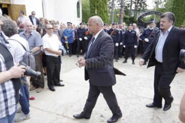Aurel Olărean, prezent la înmormântare