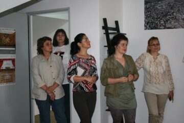 Mansarda Bibliotecii Bucovinei „I.G. Sbiera”, transformată într-un „cuib al democrației”