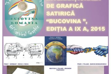 Vernisajul Expoziției Internaționale de Grafică Satirică „Bucovina”, vineri, la Muzeul de Științele Naturii