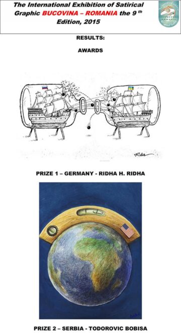 Un caricaturist german, desemnat câștigătorul celei de-a IX-a ediții a Expoziției Internaționale de Grafică Satirică „Bucovina”