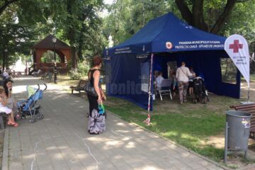 Un nou centru de prim ajutor a fost amenajat în zona centrală a municipiului, la intrarea în parcul din fața Palatului Administrativ